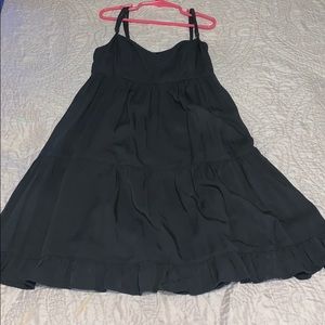 loose flowy dark dress